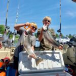 A pair of Atlantic Salmon caught by 2 young anglers (Atlantic Salmon Package)